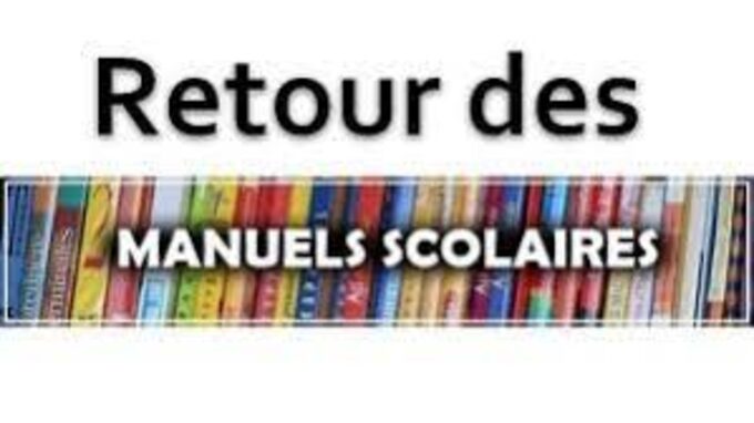 Retour des manuels scolaires